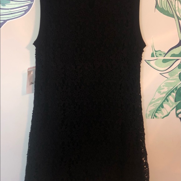 Neiman Marcus Black Crochet Dress - Picture 3 of 4